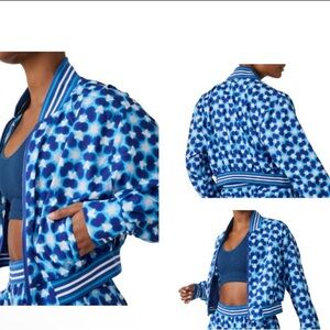 NWT-Free People Movement Women's Top Seed Printed Tennis Jacket Size Large